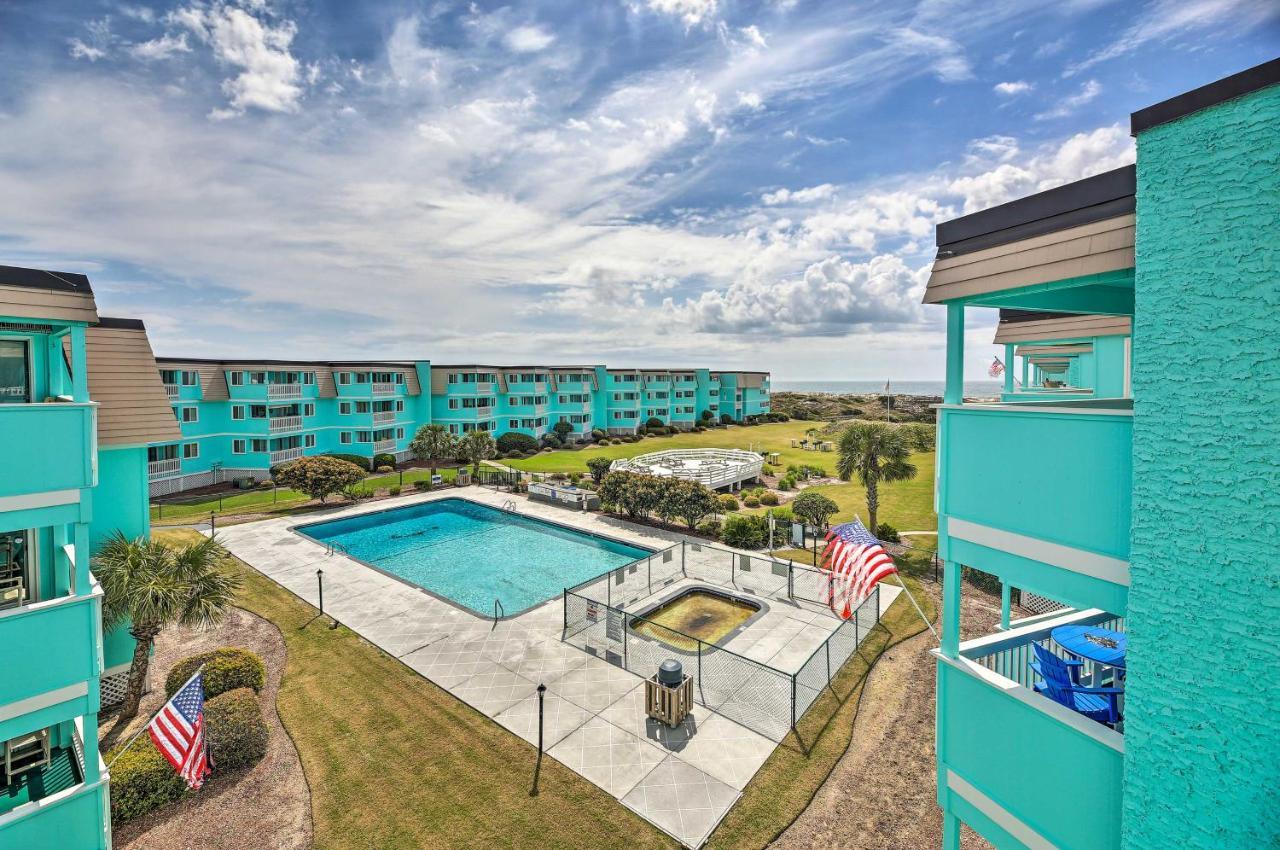 Beachfront Condo With Boardwalk And Pool Access! Atlantic Beach Kültér fotó